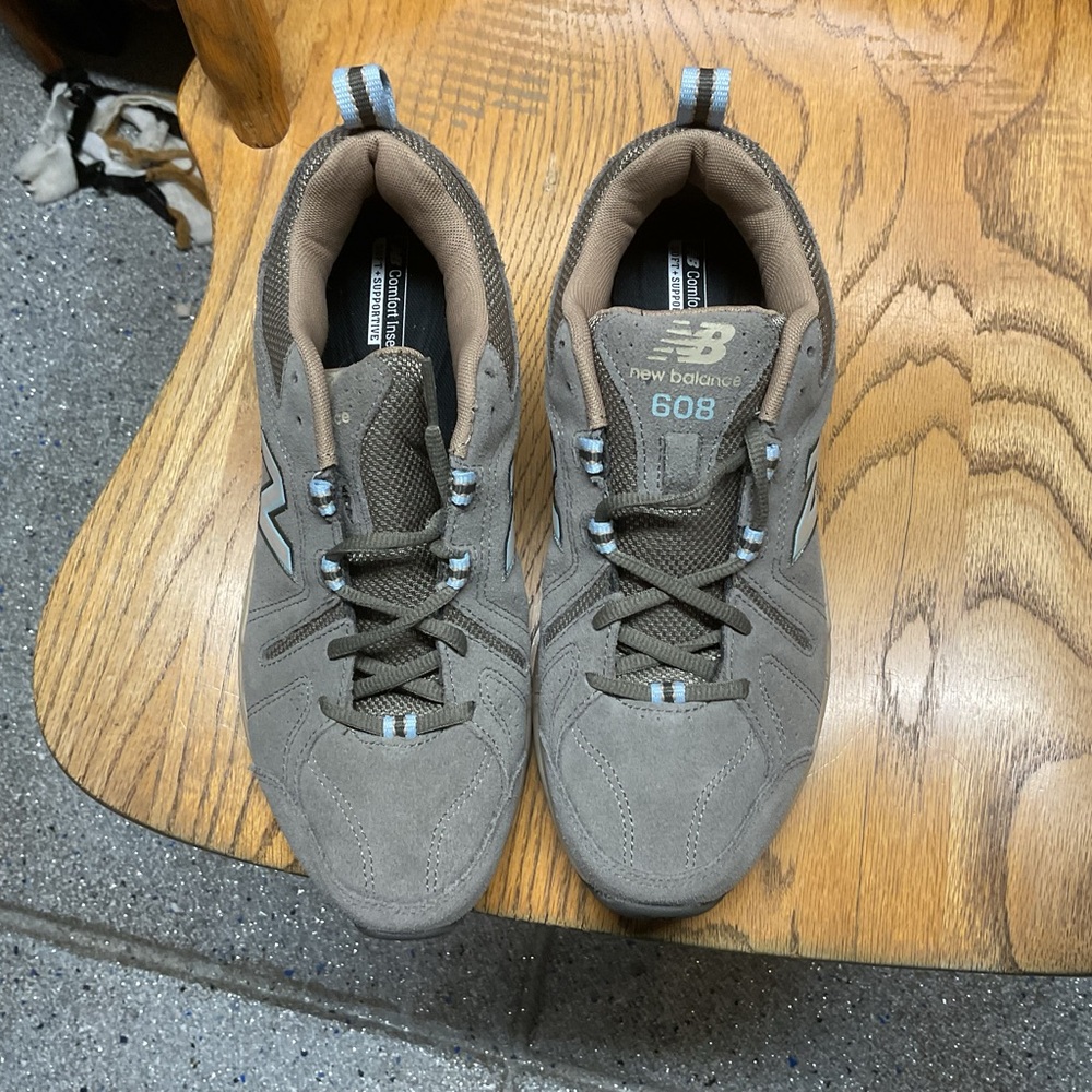 New Balance 608 Women's Taupe Athletic Shoes